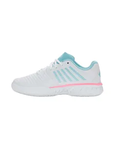 Kswiss Express Light 3 Padel Weiß/Blau/Rosa Damen | Ofertas de Padel 2